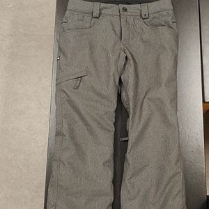 686 Insulated Ski/Snowboard Pants, Mens Medium, Gray